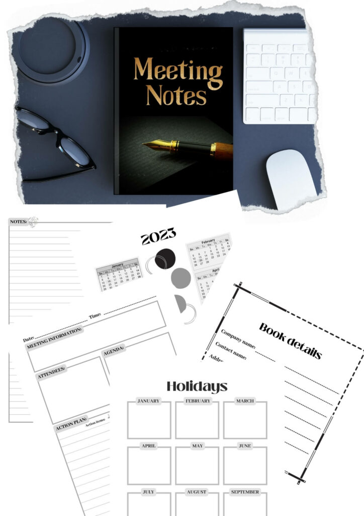 professional-business-meeting-notes-journal-for-taking-notes