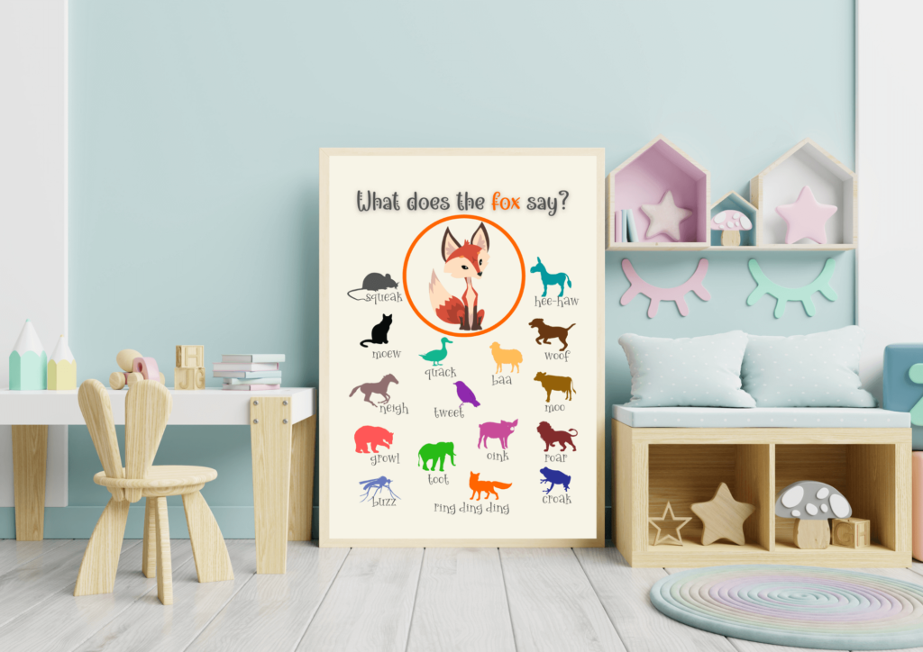 what-does-the-fox-say-wall-decor